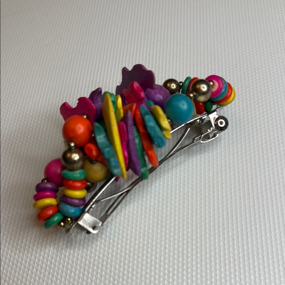 Colorful 80’s Hair Clip
